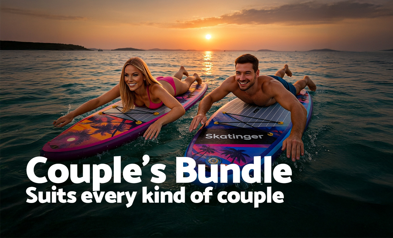 Couple's Bundle of SUP boards by Skatinger