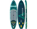 Tabla SUP de remo de travesía verde para pesca Skatinger – Resistente, estable y exploradora