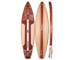 Tabla de paddle surf de travesía Skatinger Waverider marrón claro – Natural, suave y atemporal