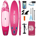Tabla SUP de remo polivalente Skatinger Aurora Pink – Espaciosa, divertida y empoderadora