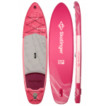 Tabla SUP de travesía con remo Skatinger Seahorse rosa – Gracia, comodidad y libertad