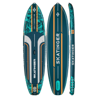 Skatinger Leafy Expedition Green Tabla SUP Allround – Estabilidad, Resistencia, Control