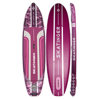 Skatinger Leafy Expedition Pink Tabla SUP Allround – Estilo, Estabilidad, Resistencia