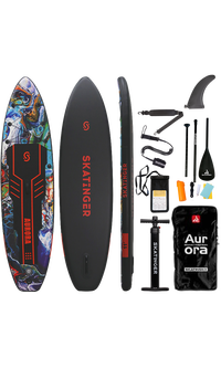 Skatinger Aurora Black Tabla SUP Allround – Audaz, Celestial, Potente