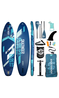 Skatinger Blue Sports Yoga Tabla SUP – Estabilidad, Equilibrio, Control