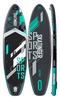 Skatinger Grey Sports Yoga Tabla SUP – Enfoque, Fuerza, Precisión