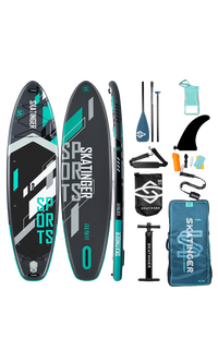 Skatinger Grey Sports Yoga Tabla SUP – Enfoque, Fuerza, Precisión