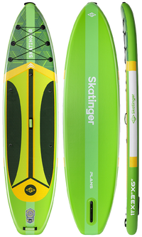 Skatinger Plans Green Tabla SUP Touring – Velocidad, Estabilidad, Aventura