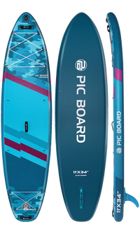 Skatinger Camouflage Blue Tabla SUP Allround – Potencia, Estabilidad, Control