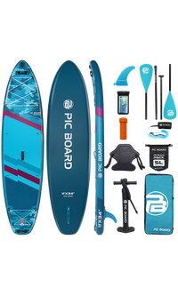 Skatinger Camouflage Blue Tabla SUP Allround – Potencia, Estabilidad, Control