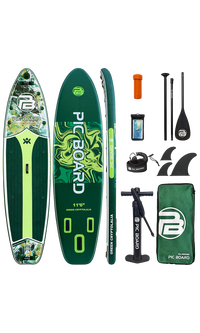Skatinger Green Fantasy Tabla SUP Allround – Estabilidad, Velocidad, Versatilidad