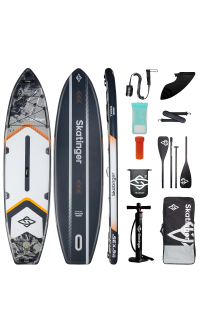 SkatingerThor Grey Tabla SUP Allround – Ancho, Estable, Potente