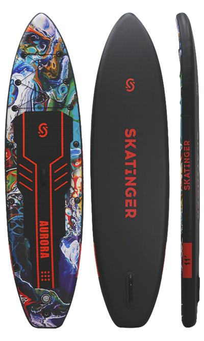 Skatinger Aurora Black Tabla SUP Allround – Audaz, Celestial, Potente