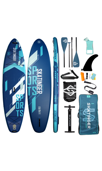 Skatinger Blue Sports Yoga Tabla SUP – Estabilidad, Equilibrio, Control