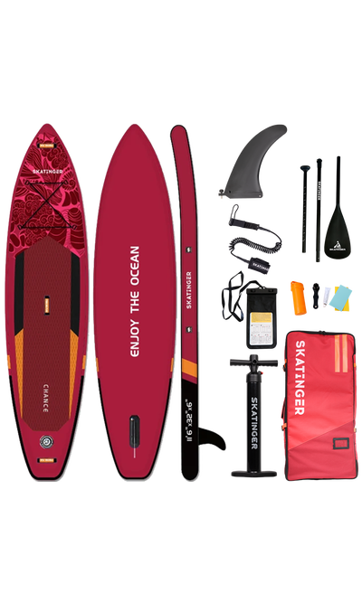 Skatinger Chance Red Tabla SUP Allround – Agilidad, Fuerza, Fiabilidad