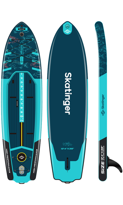 Skatinger Tabla SUP de Pesca – Estabilidad, Espacio, Rendimiento