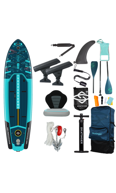 Skatinger Tabla SUP de Pesca – Estabilidad, Espacio, Rendimiento