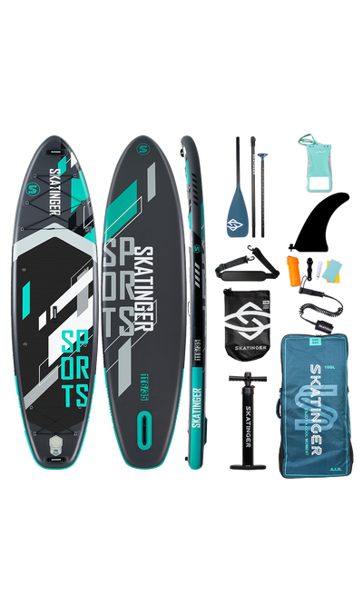 Skatinger Grey Sports Yoga Tabla SUP – Enfoque, Fuerza, Precisión