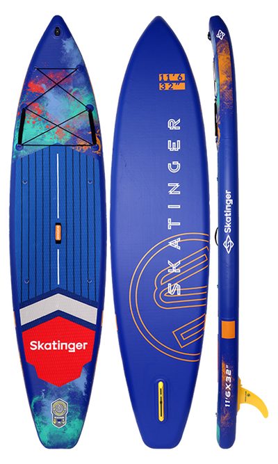 Skatinger Interstellar Blue Tabla SUP Touring – Estabilidad, Estilo, Versatilidad