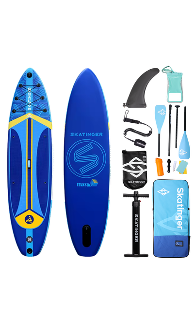Skatinger Plans Blue Tabla SUP Touring – Rendimiento, Confort, Exploración
