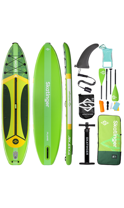 Skatinger Plans Green Tabla SUP Touring – Velocidad, Estabilidad, Aventura