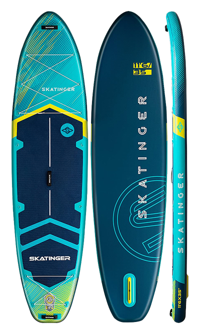 Skatinger Prana Light Blue Tabla SUP Allround – Estabilidad, Comodidad y Ligereza