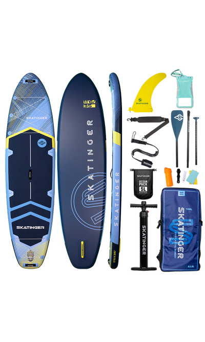 Skatinger Sky Blue Tabla SUP Allround – Equilibrio, Precisión y Comodidad