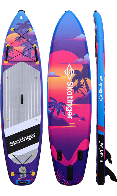 Skatinger Upgraded Sunset Tabla SUP Allround – Control, Fluidez, Resistencia