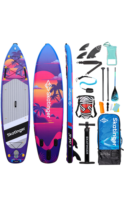 Skatinger Upgraded Sunset Tabla SUP Allround – Control, Fluidez, Resistencia