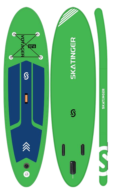 Skatinger Voyager Grass Green Tabla SUP Allround – Energía, Estabilidad, Control