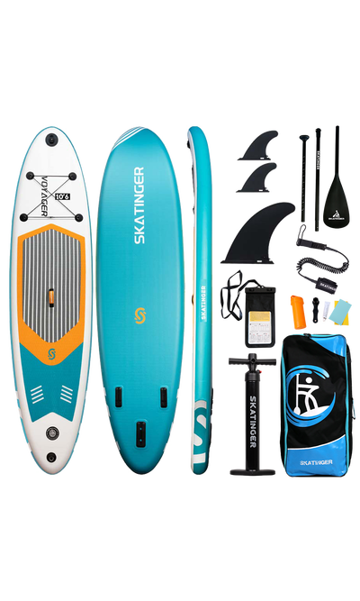 Skatinger Voyager Lake Blue Tabla SUP Allround – Serena, Refrescante, Equilibrada