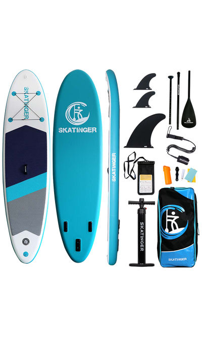 Skatinger Voyager Simple Blue Tabla SUP Allround – Estilo, Suavidad, Confort