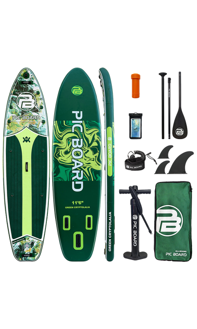 Skatinger Green Fantasy Tabla SUP Allround – Estabilidad, Velocidad, Versatilidad