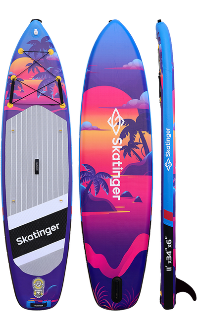 Skatinger Sunset Tabla SUP Allround – Equilibrio, Velocidad, Libertad