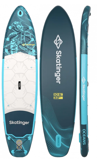Skatinger Turtle Tabla SUP Allround – Durabilidad, Comodidad, Originalidad