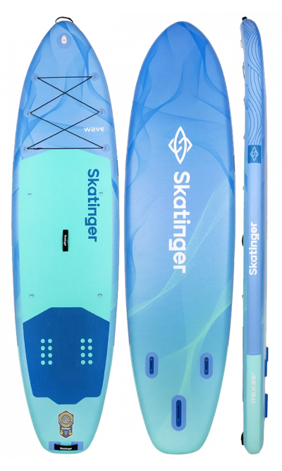 Skatinger Wave Blue Tabla SUP Allround – Estable, Seguro, Fuerte