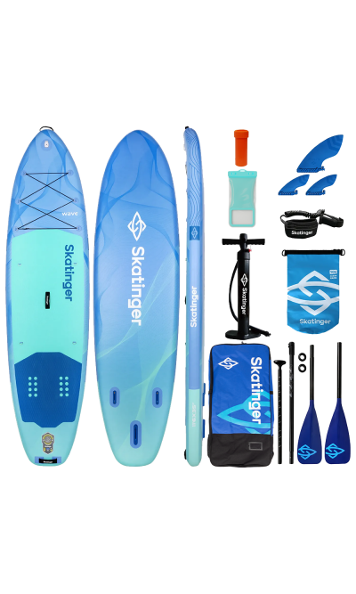 Skatinger Wave Blue Tabla SUP Allround – Estable, Seguro, Fuerte