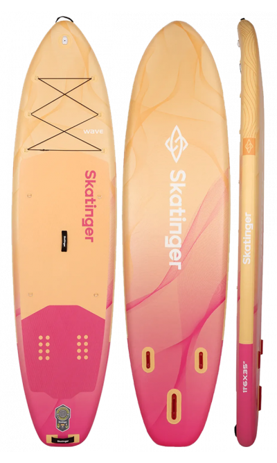 Skatinger Wave Yellow Tabla SUP Allround – Elegante, Estable, Seguro