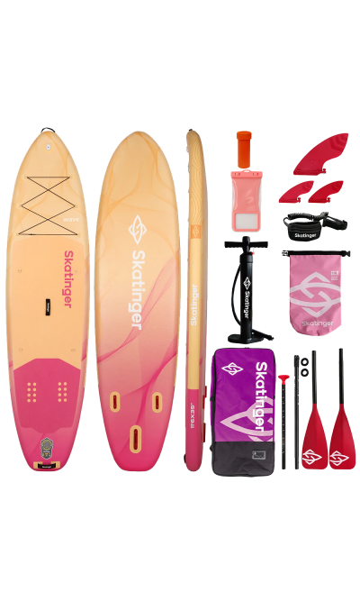 Skatinger Wave Yellow Tabla SUP Allround – Elegante, Estable, Seguro