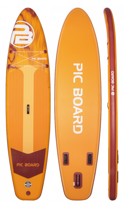 Tabla de SUP de remo todoterreno Skatinger Aurora Yellow – Amplia, estable y lista para toda la familia