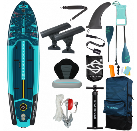 Skatinger Tabla SUP de Pesca – Estabilidad, Espacio, Rendimiento
