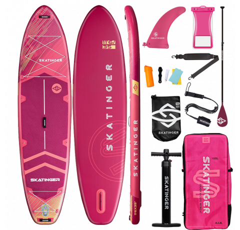 Skatinger Prana Red Tabla SUP Allround – Fuerza, Equilibrio y Resistencia