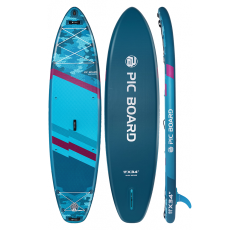 Skatinger Camouflage Blue Tabla SUP Allround – Potencia, Estabilidad, Control