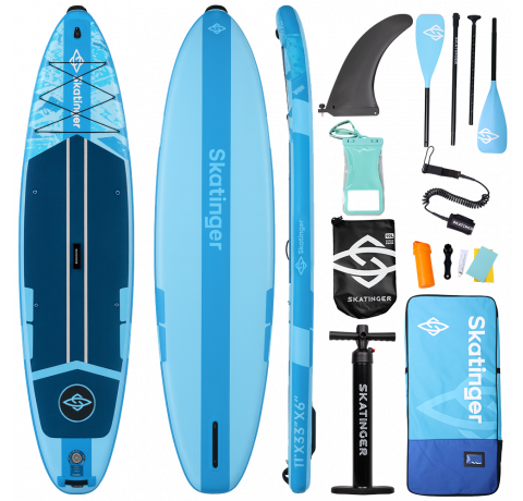 Skatinger Ice Age Blue SUP Touring – Calma, Claridad, Control