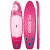 Tabla SUP de remo polivalente Skatinger Aurora Pink – Espaciosa, divertida y empoderadora