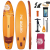 Tabla de SUP de remo todoterreno Skatinger Aurora Yellow – Amplia, estable y lista para toda la familia