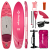 Tabla SUP de travesía con remo Skatinger Seahorse rosa – Gracia, comodidad y libertad